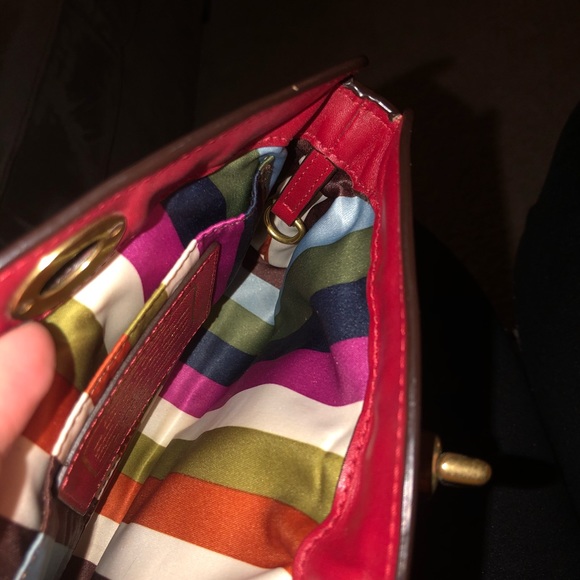 Red coach wristlet - Picture 5 of 6